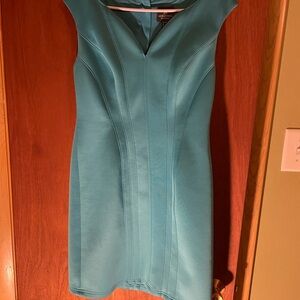 Adrianna Papell Teal Dress